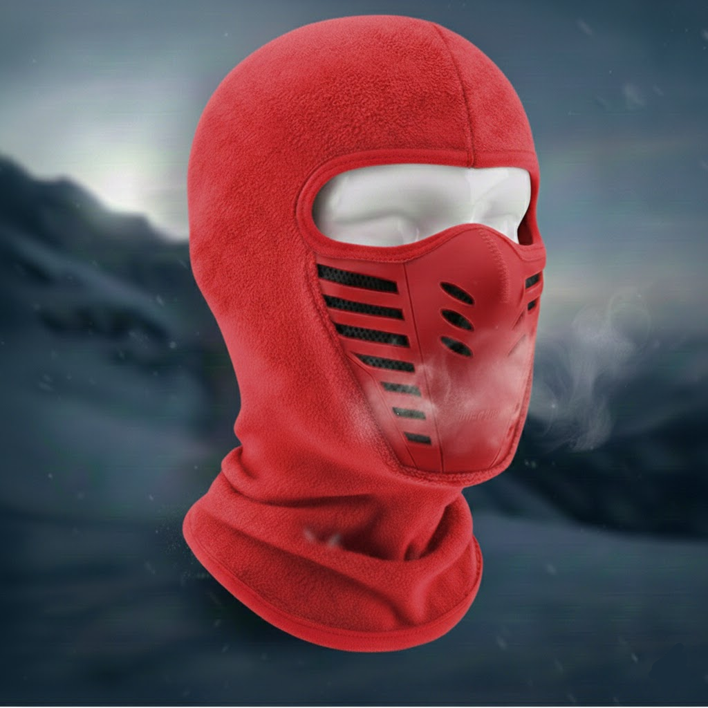 Winddichte Thermo-Gesichtsmaske mit vollständiger Abdeckung für den Winter und Outdoor-Sport