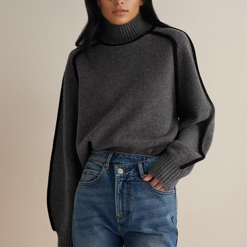 Winter-Rollkragenpullover für Damen
