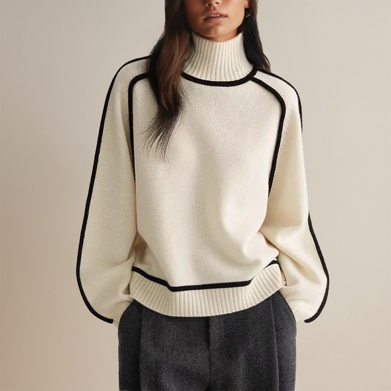 Winter-Rollkragenpullover für Damen