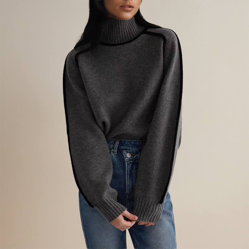 Winter-Rollkragenpullover für Damen