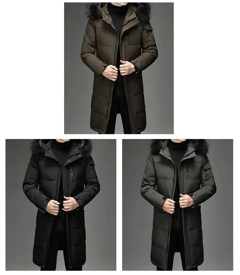 Winterfester Parka mit Kapuze