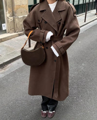 Zweireihiger Damen-Trenchcoat