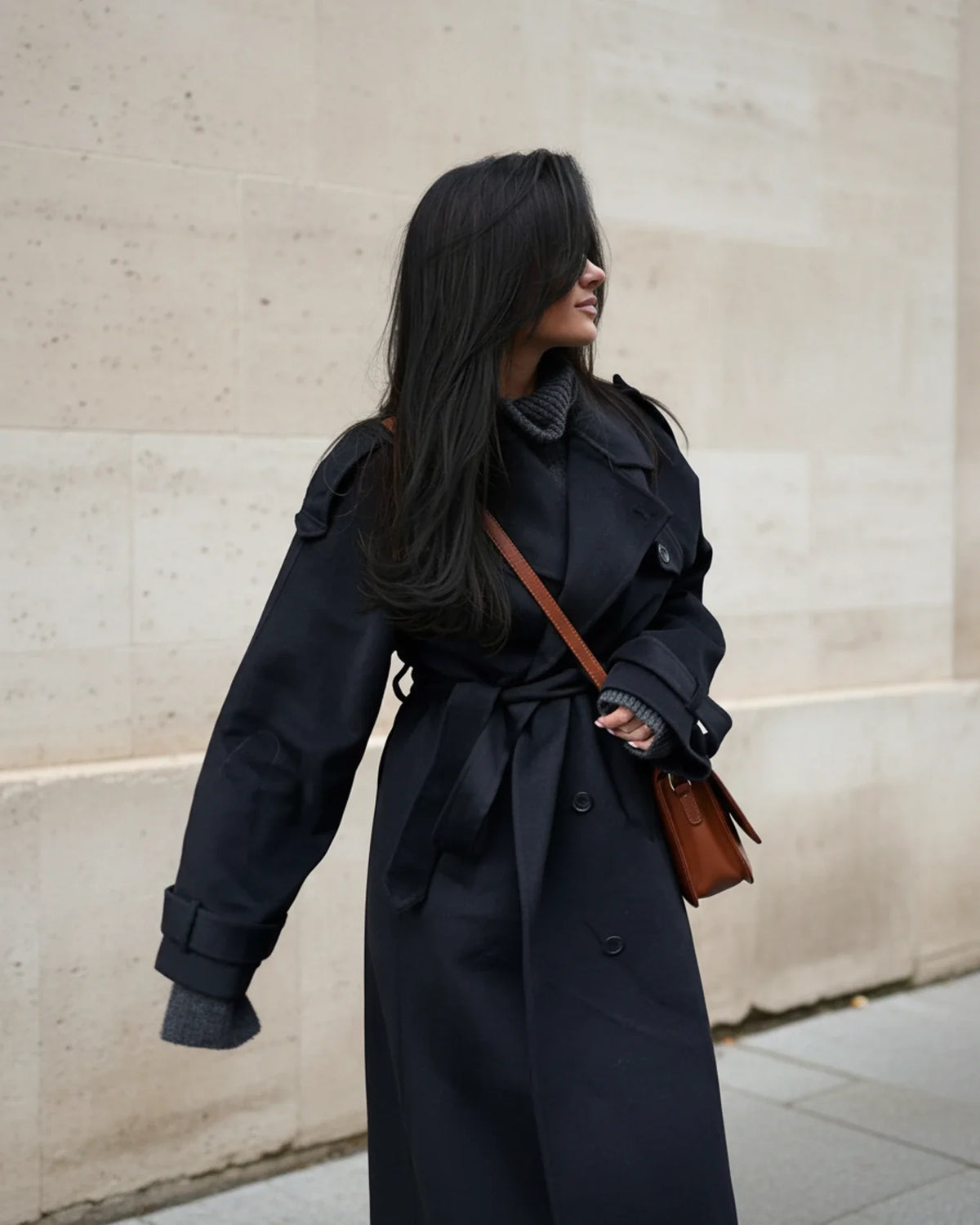 Zweireihiger Damen-Trenchcoat