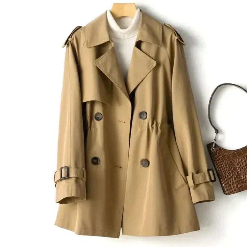 Zweireihiger Trenchcoat für Damen
