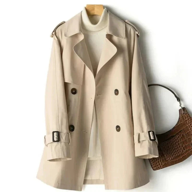 Zweireihiger Trenchcoat für Damen