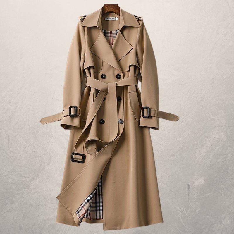 Zweireihiger Trenchcoat für Damen