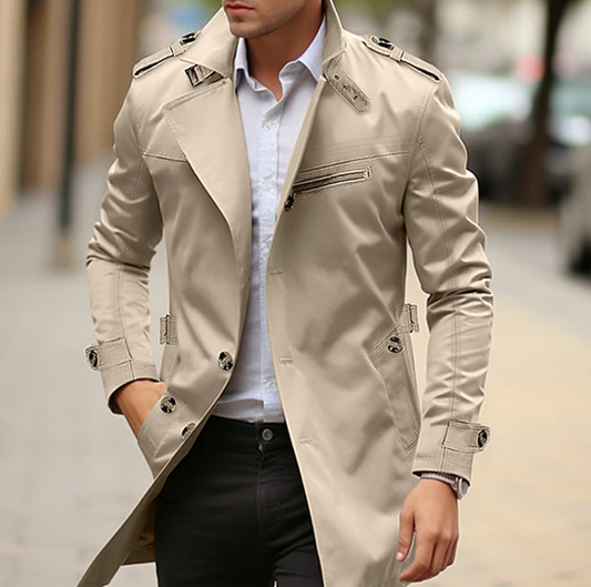 Zweireihiger Trenchcoat für Herren