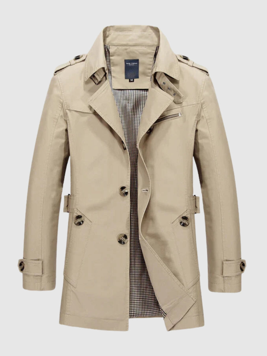 Zweireihiger Trenchcoat für Herren