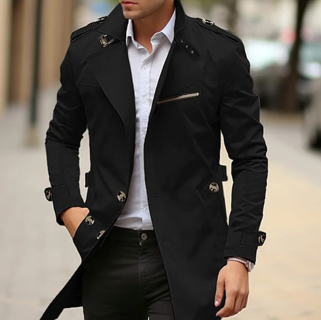 Zweireihiger Trenchcoat für Herren