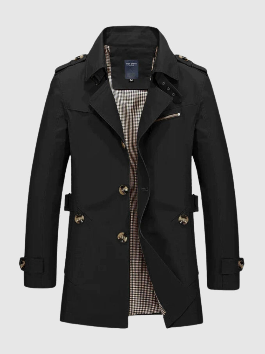 Zweireihiger Trenchcoat für Herren
