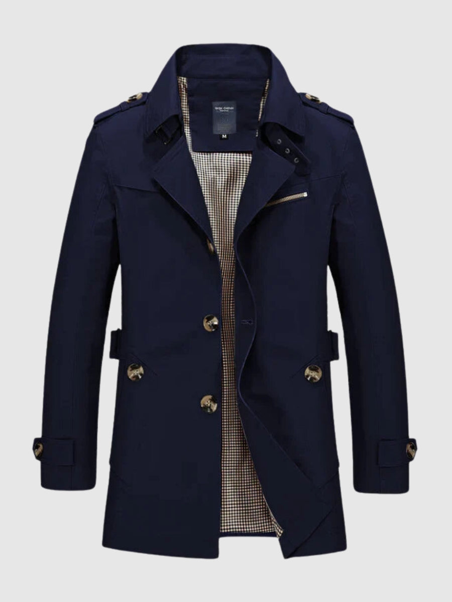 Zweireihiger Trenchcoat für Herren
