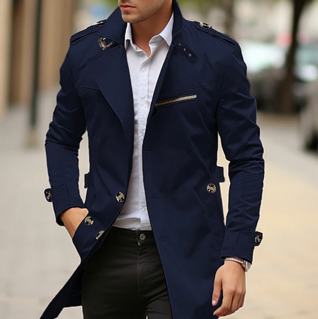 Zweireihiger Trenchcoat für Herren