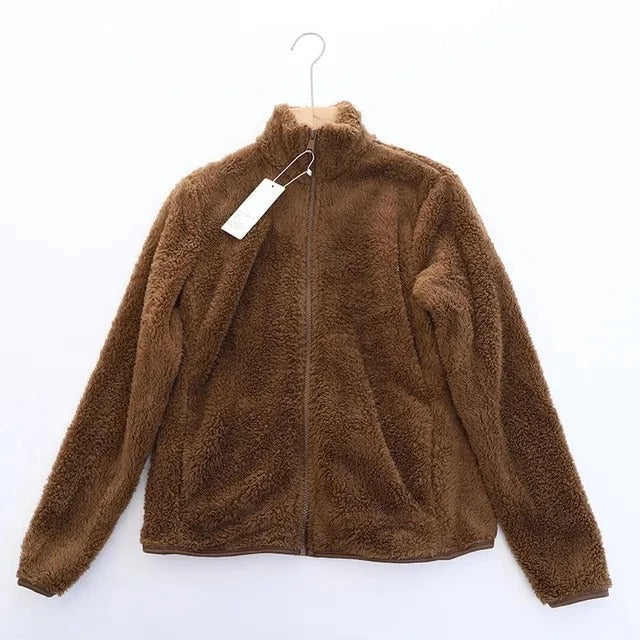 Zweiseitige Fleecejacke für Damen