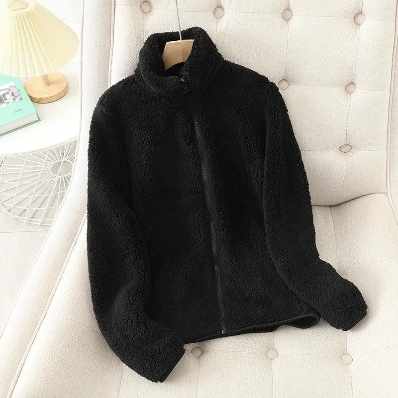 Zweiseitige Fleecejacke für Damen