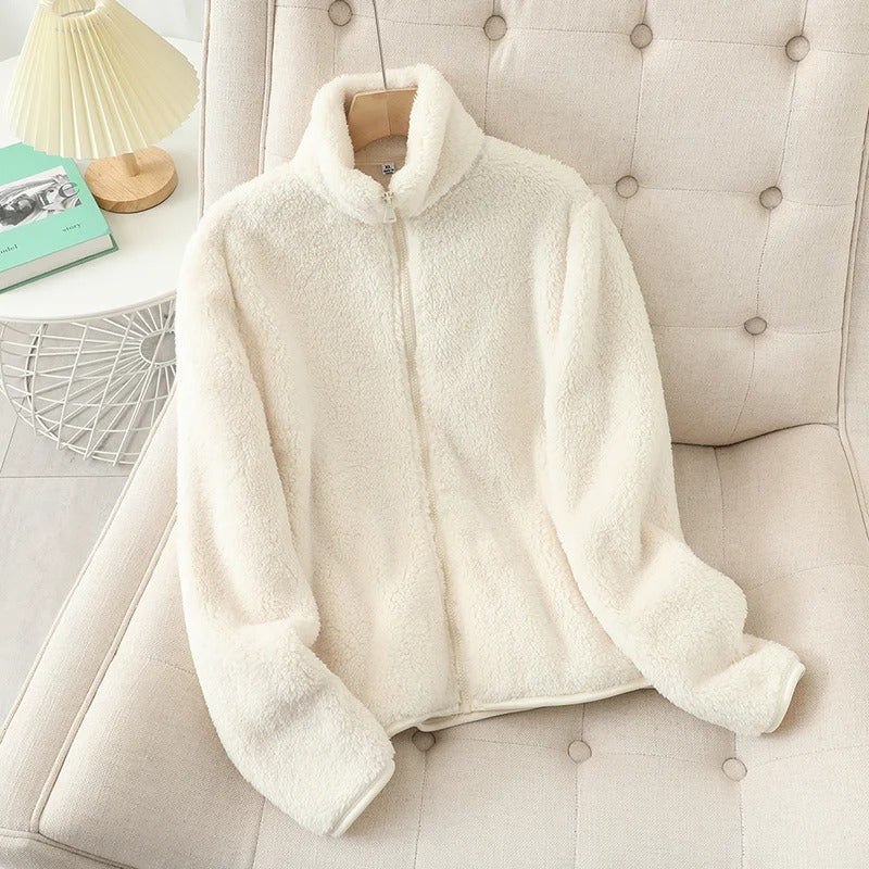 Zweiseitige Fleecejacke für Damen