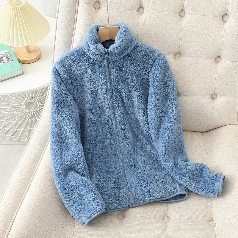 Zweiseitige Fleecejacke für Damen