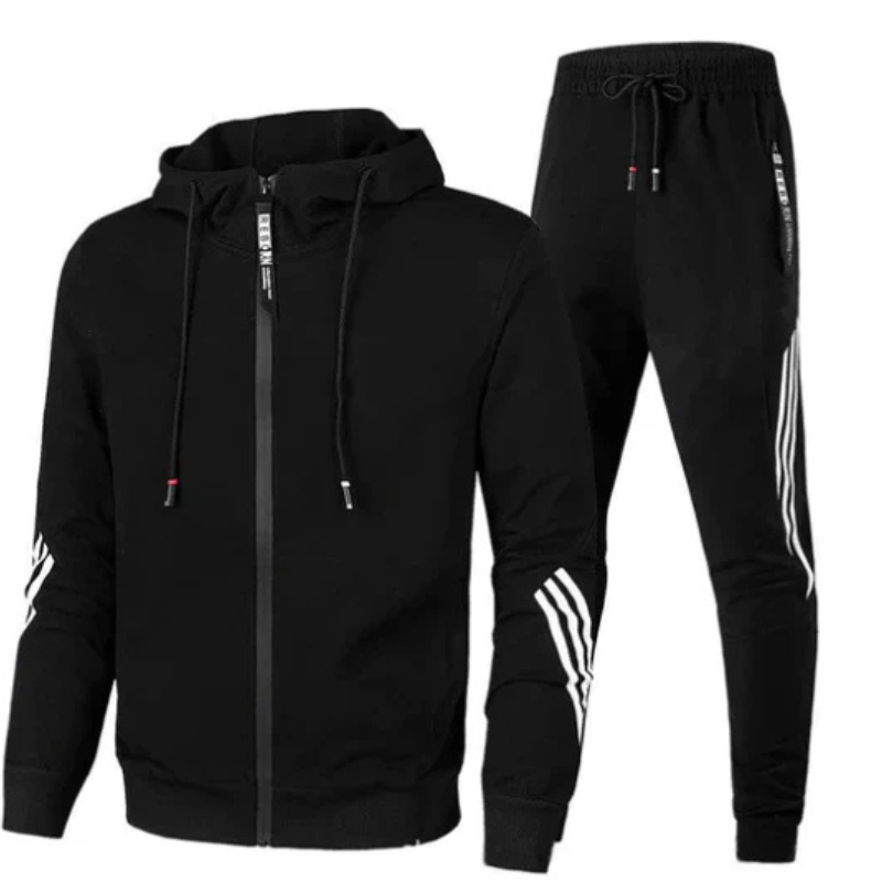 Zweiteiliger Herren-Trainingsanzug – sportlich und stilvoll
