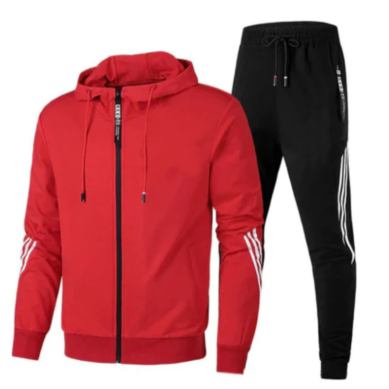 Zweiteiliger Herren-Trainingsanzug – sportlich und stilvoll