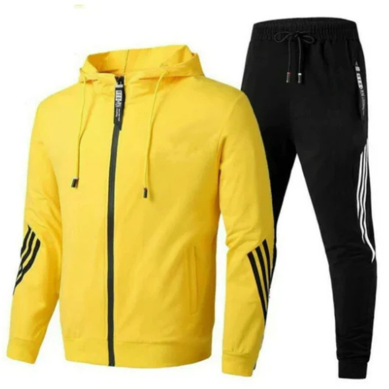 Zweiteiliger Herren-Trainingsanzug – sportlich und stilvoll