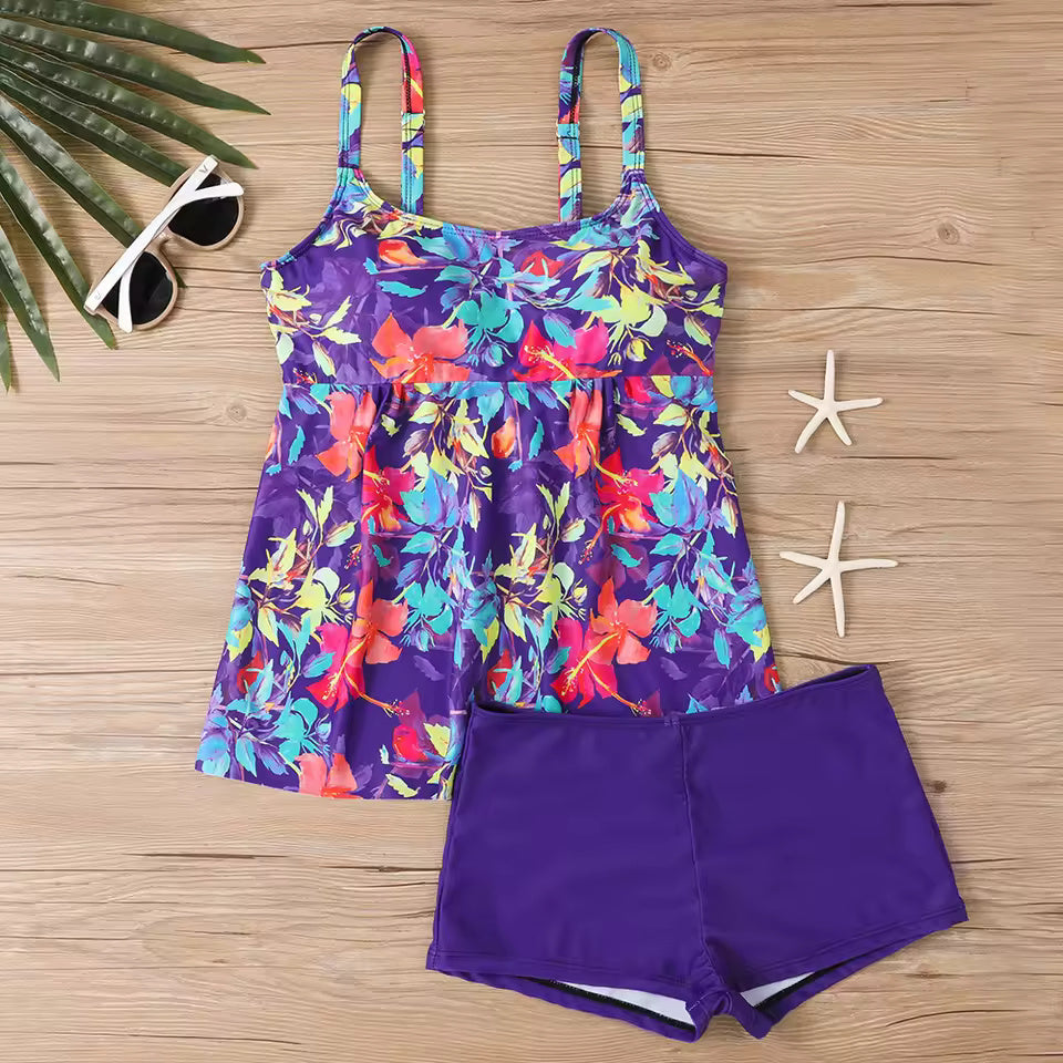 Zweiteiliges Tankini-Set für Damen | Sommer