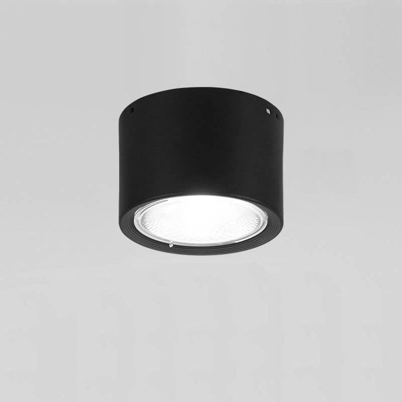 Zylindrischer LED-Deckenstrahler im verstellbaren Spotlight-Design