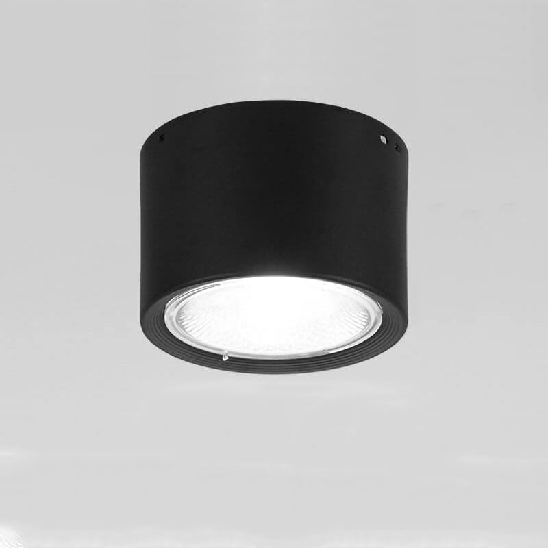 Zylindrischer LED-Deckenstrahler im verstellbaren Spotlight-Design