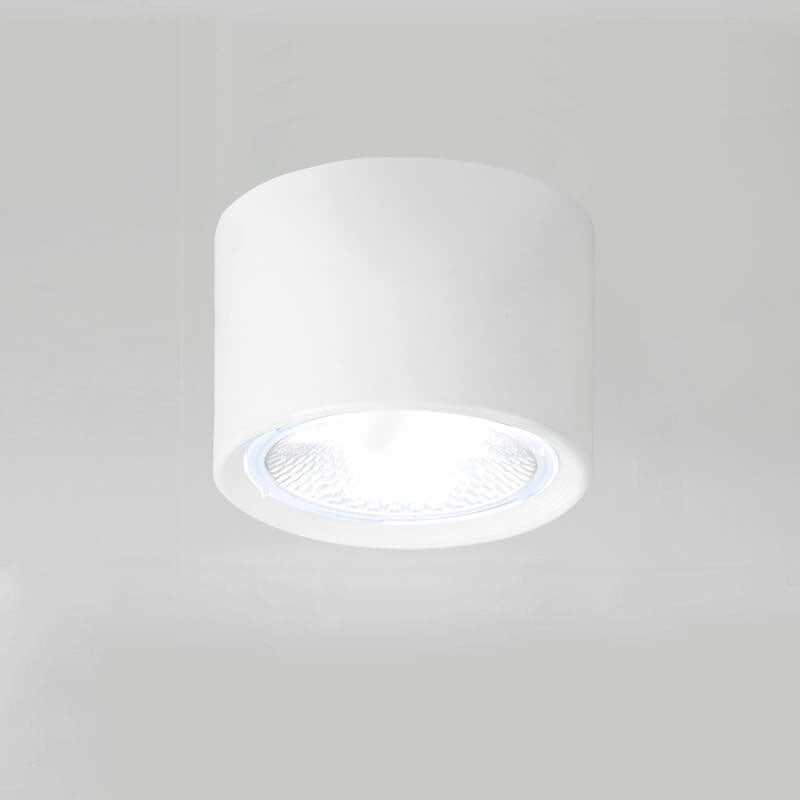 Zylindrischer LED-Deckenstrahler im verstellbaren Spotlight-Design